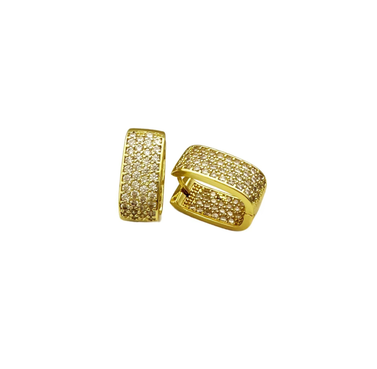 SQUARE HOOP EARRINGS